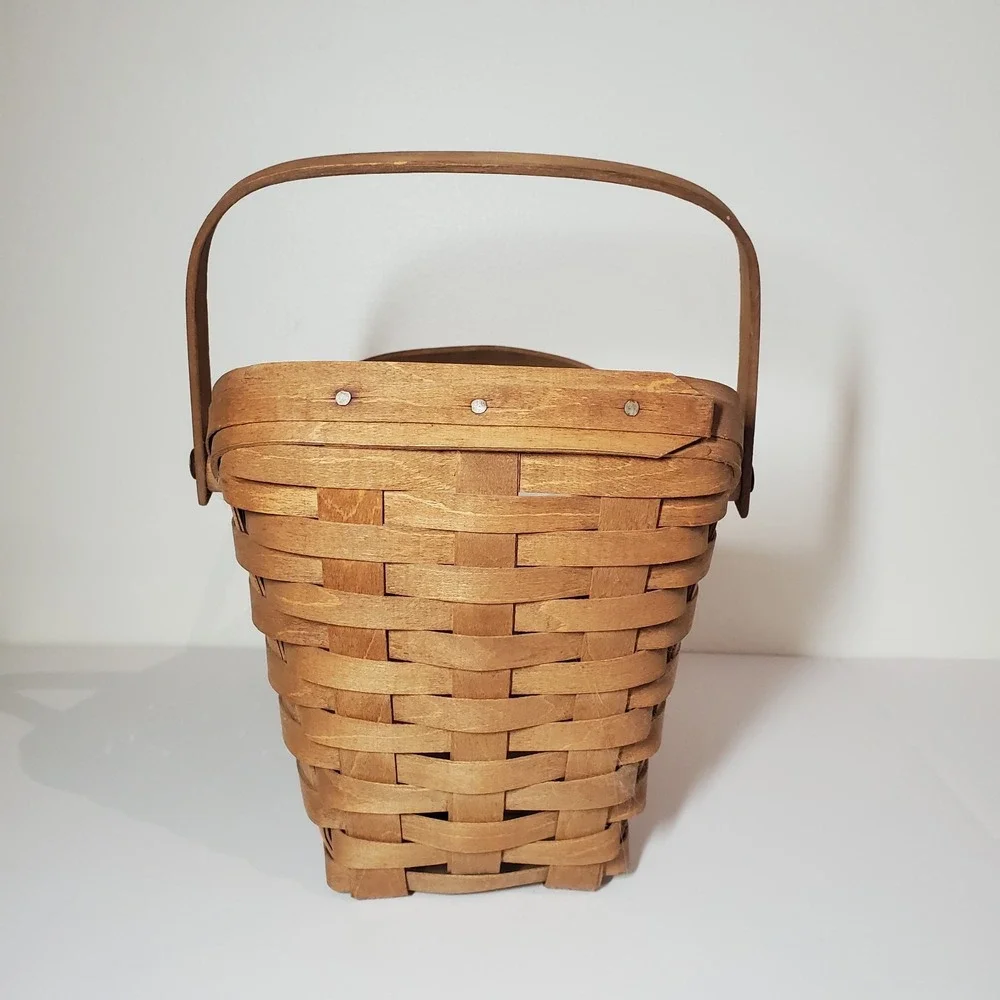 Vintage‎ Longaberger 1986 Sleigh Basket - dimensions in description